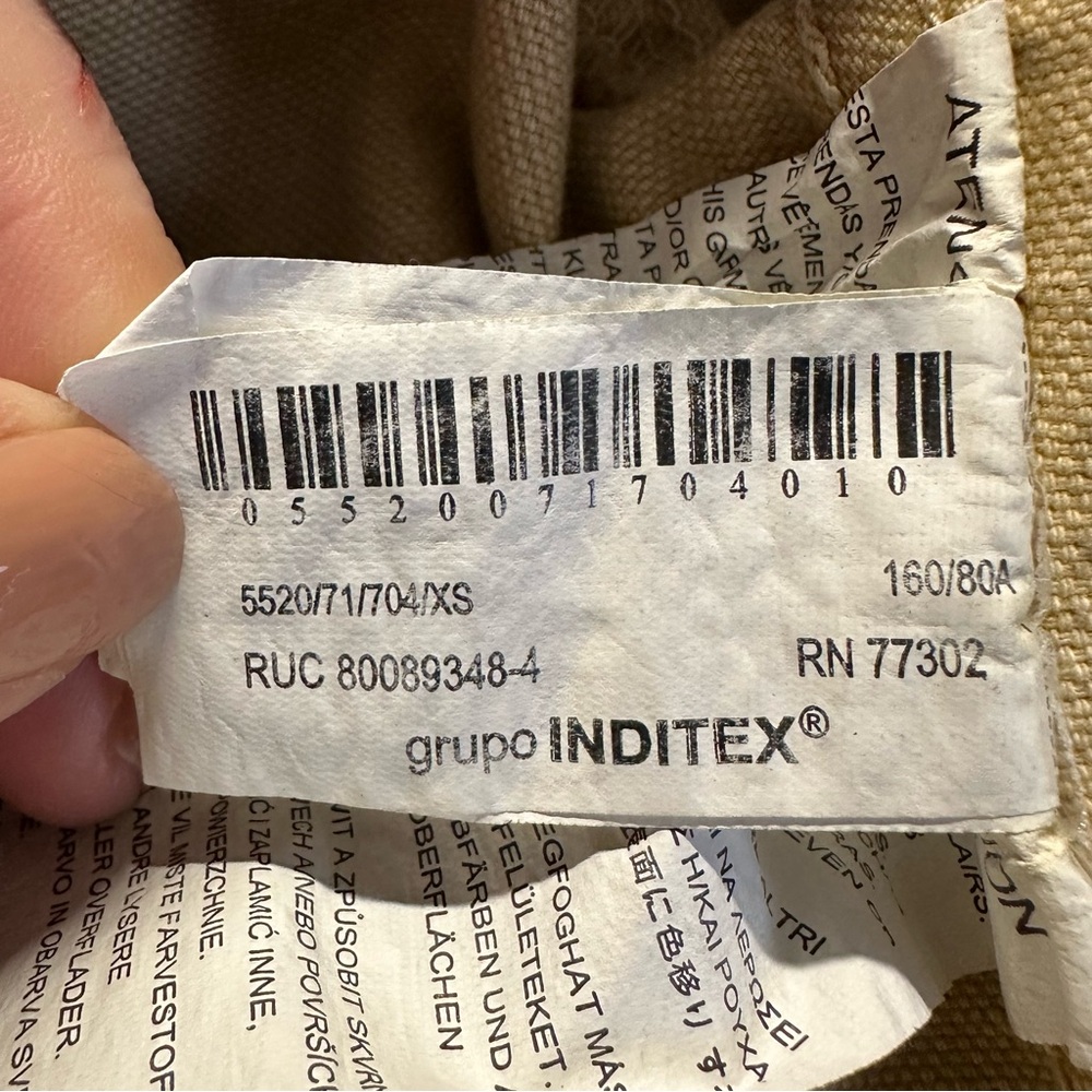 Zara Women’s Cropped Utility Barn Jacket Xsmall XS - Picture 9 of 12